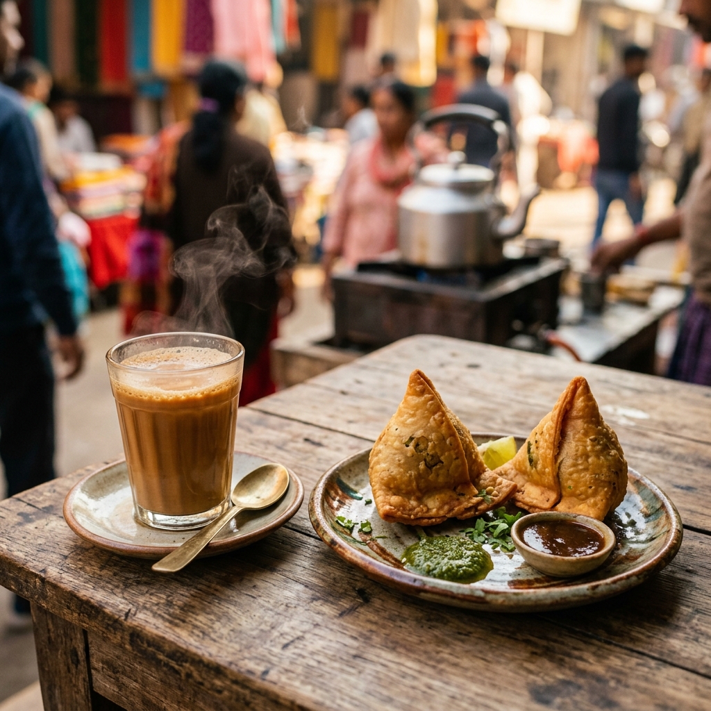 Hot Tea and Samosas